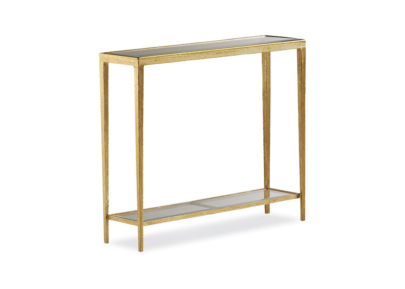Jinx Small Brass Console Table