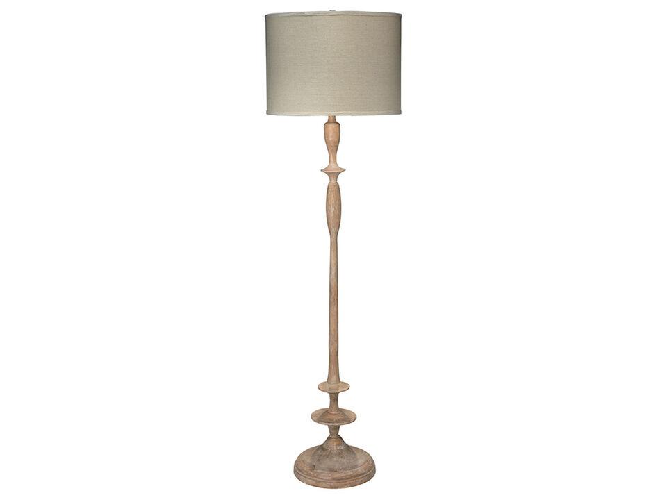 Petite Paro Wood Floor Lamp