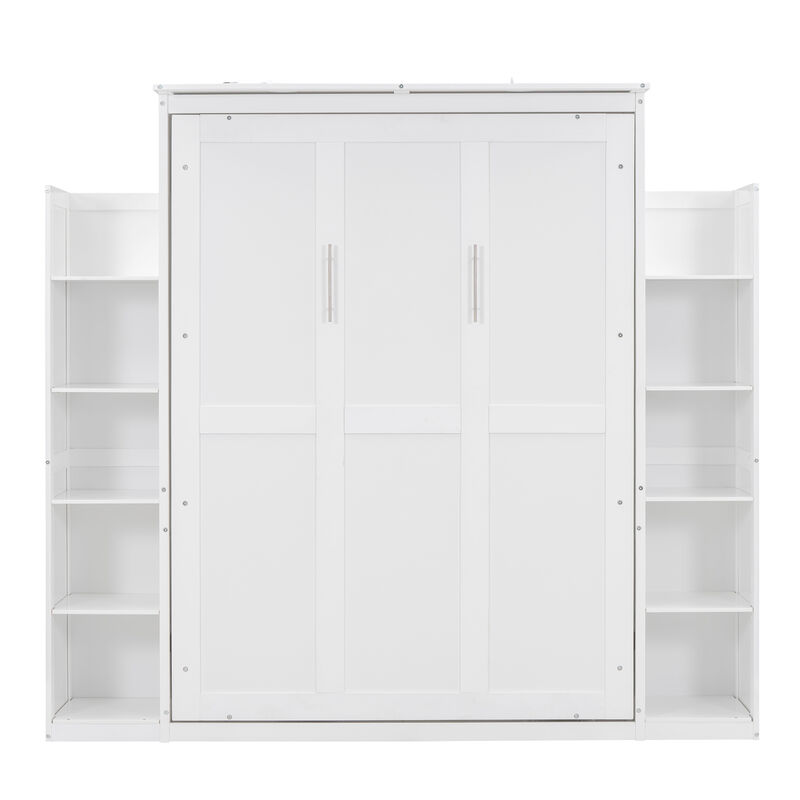 Merax Classical Murphy Bed with LED Lights