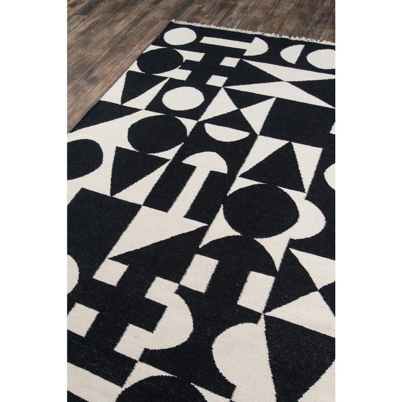 Novogratz Contemporary Runner Area Rug, Black, 2'3 X 8' Runner