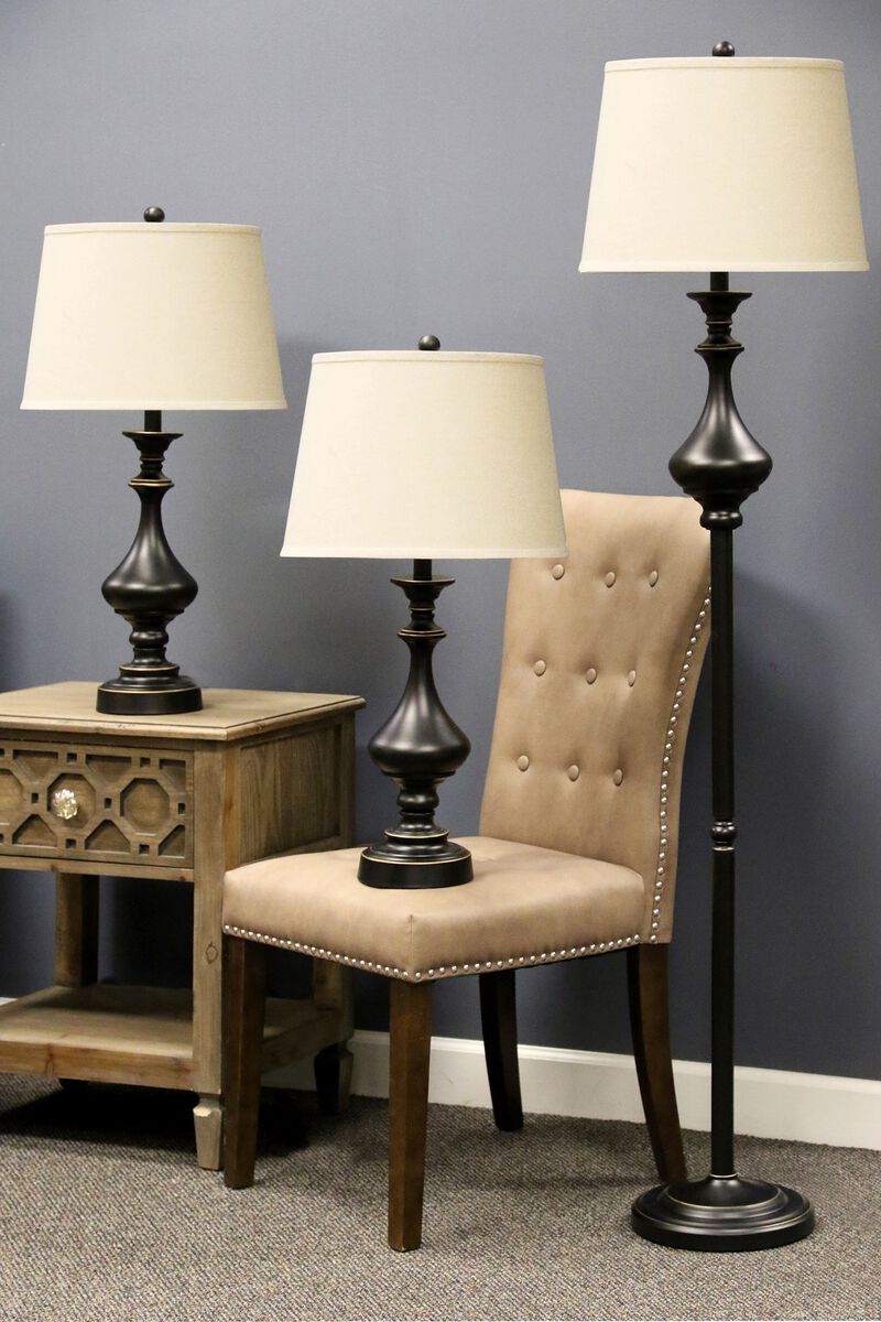 Madison Bronze Lamps (Set of 3)