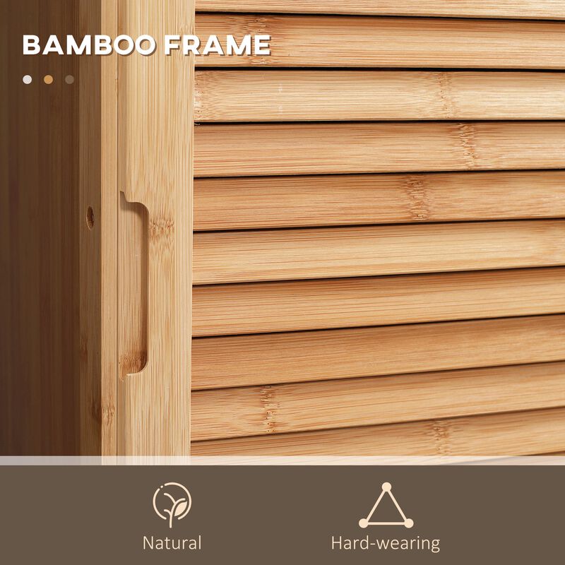 Bathroom Organizer: Storage Cabinet with Drawer & Slatted Shelves