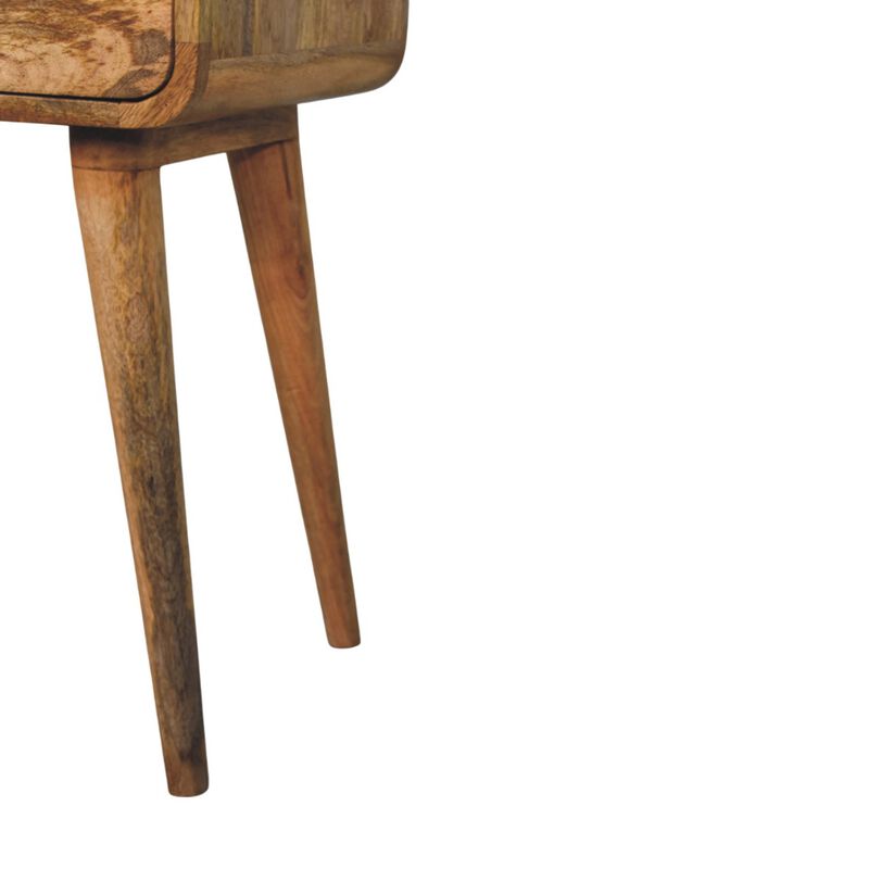 Artisan Furniture Solid Wood Avora Oak-ish Nightstand with 1 drawer