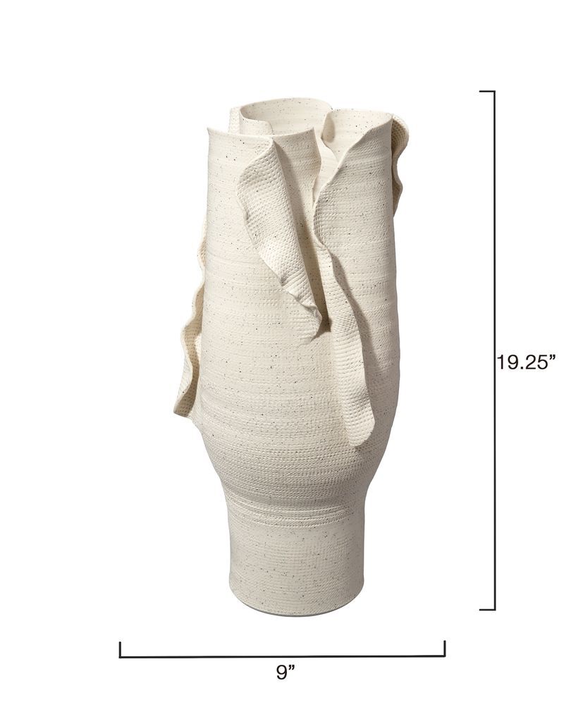 Severed Tall Porcelain Vessel