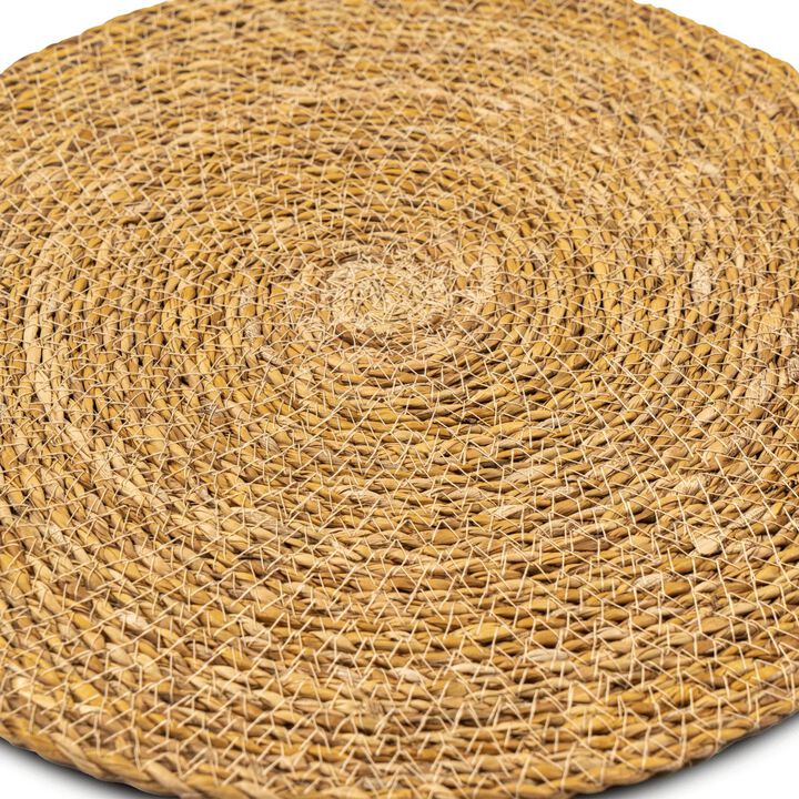 Plain Round Seagrass Multipurpose Placemat  (Set of 6)