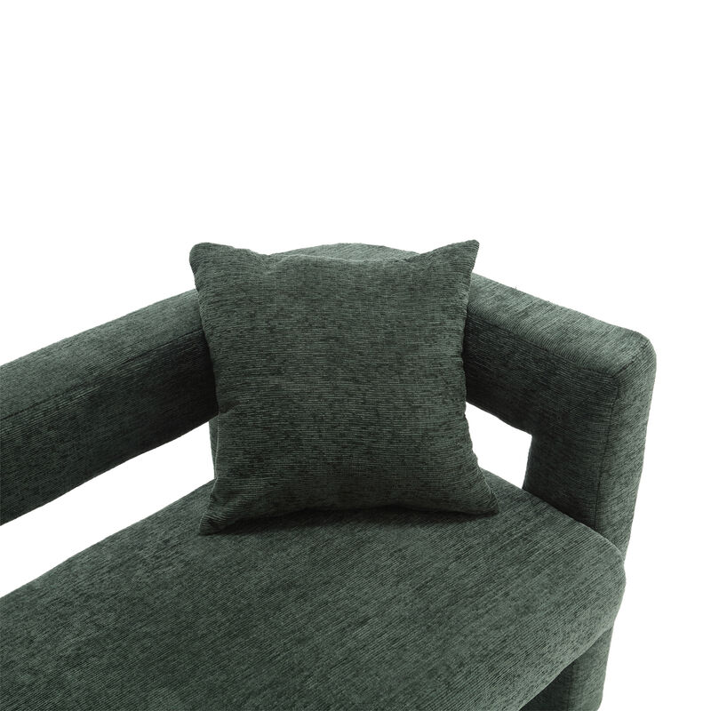 Merax Modern Chenille Loveseat Sofa