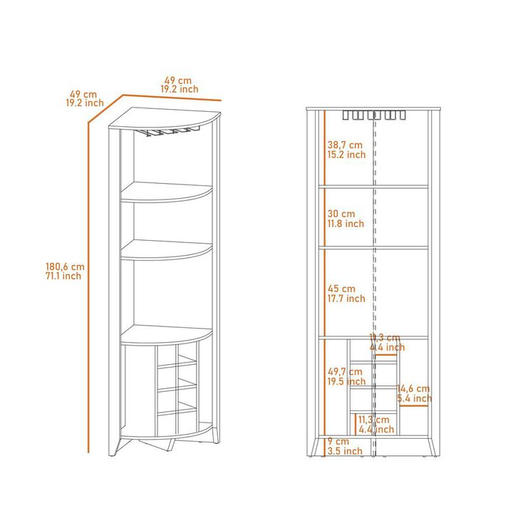 Bouvet Corner Bar Cabinet