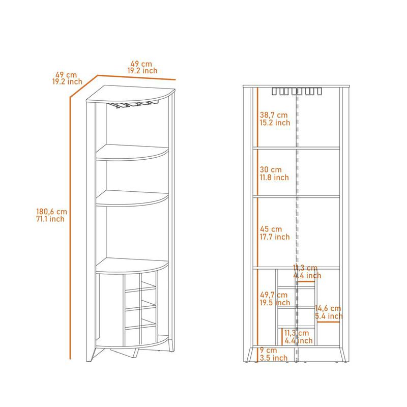 Bouvet Corner Bar Cabinet