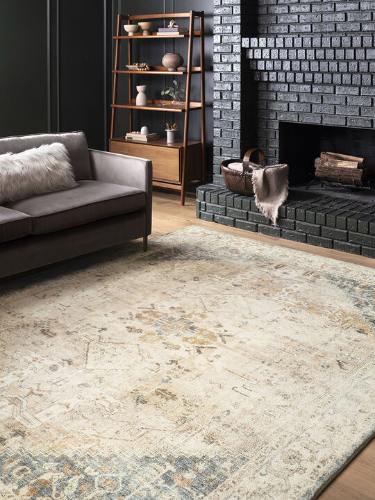 Rosette ROS06 Clay/Ivory 7'6" x 9'6" Rug