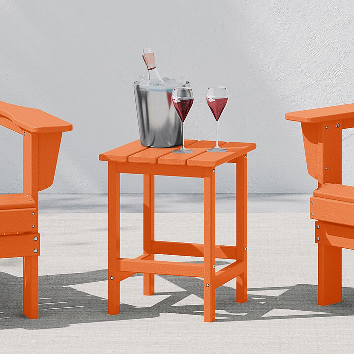 WestinTrends Westintrends 14" square outdoor Side table for Adirondack chair