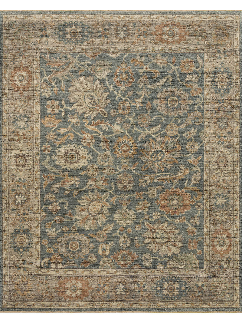 Heirloom HQ07 Blue/Beige 6' x 9' Rug