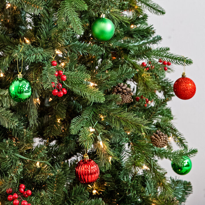 Sunnydaze 24-Count Merry Medley Shatterproof Christmas Ornaments
