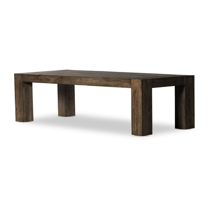 Abaso Dining Table in Dark Brown
