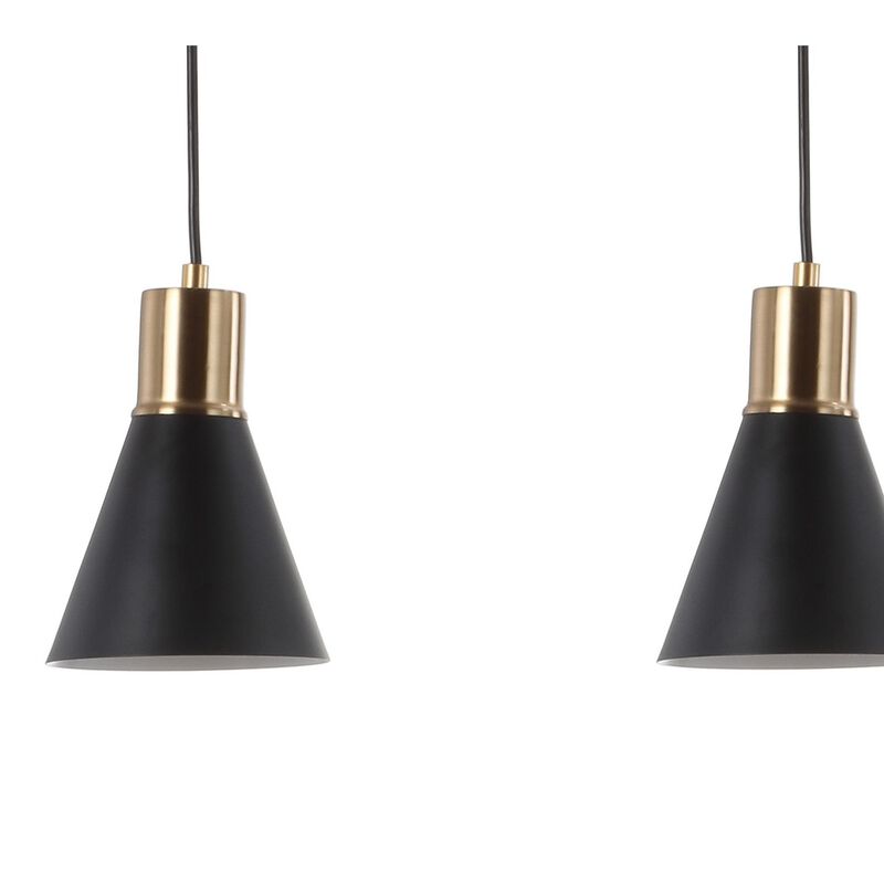 Apollo 3-Light Mid-Century Modern Iron Adjustable Linear LED Pendant