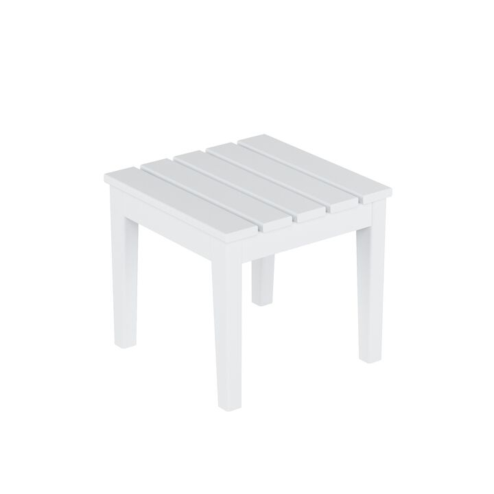WestinTrends Outdoor Patio Modern Adirondack Side Table