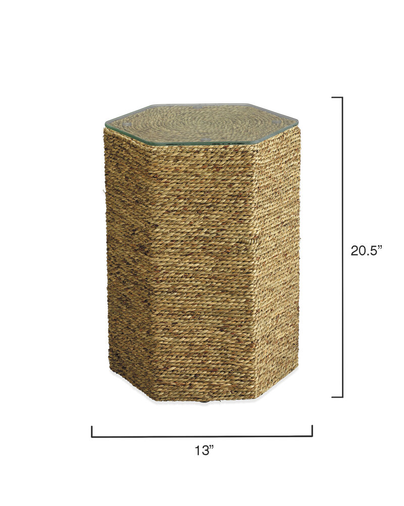 Peninsula Seagrass Side Table