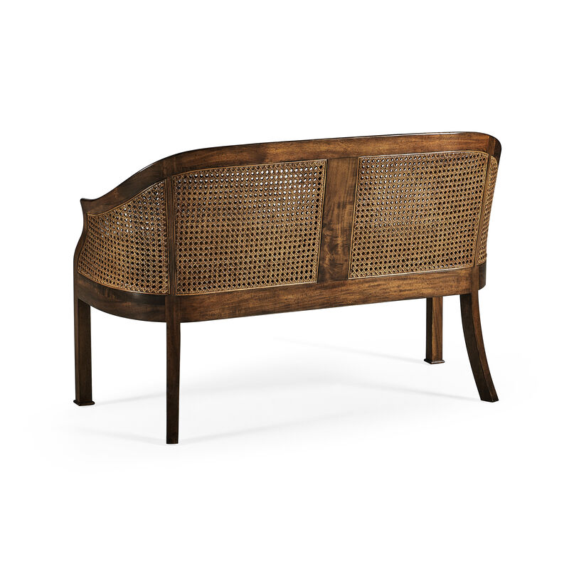 Walnut Salon Settee