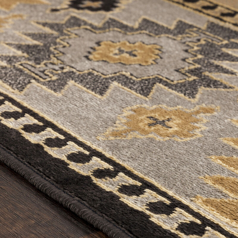Paramount PAR-1046 8'10' x 12'10' Black Rug