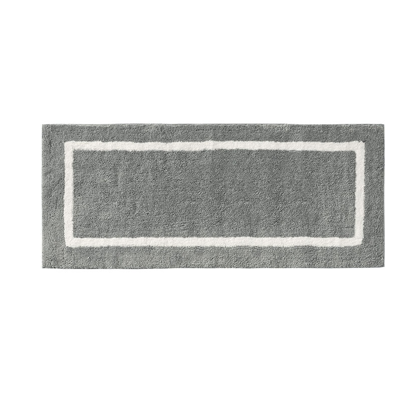 Gracie Mills Deanne Geometric Reversible Tufted Microfiber Bath Rug - 24x60"