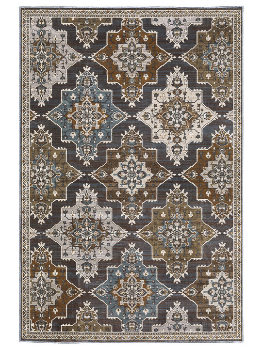 Ellington 3'10" x 5'5" Blue Rug