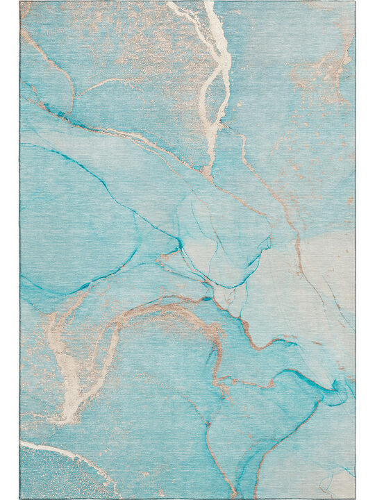 Odyssey OY7 Teal 10' x 14' Rug