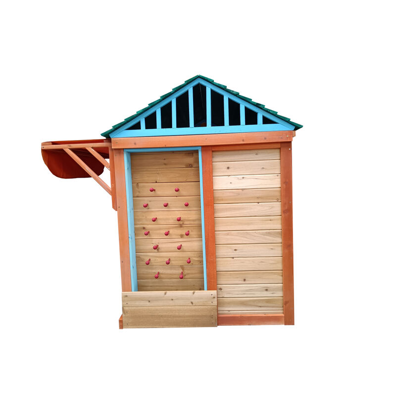 Wooden 4-in-1 Eco-Friendly Kids Game House