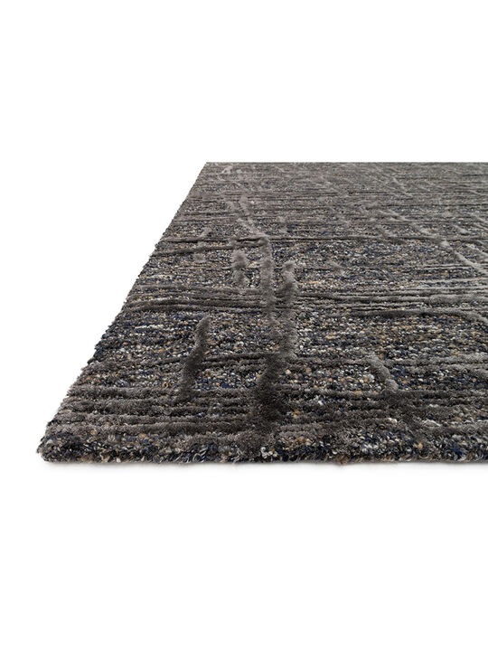 Juneau JY05 Charcoal/Charcoal 18" x 18" Sample Rug