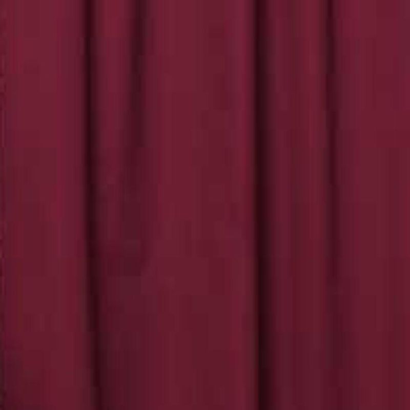 Commonwealth Thermalogic Weather Cotton Fabric Tab Panels Pair - 80x95" - Burgundy