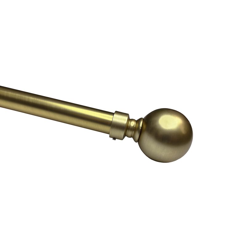 Esencial Orb Curtain Rod Set, Adjustable Length From 36" to 72"