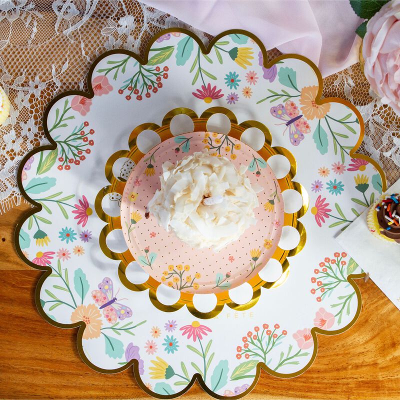 Ma Fete Tea Party Paper Dessert Plates 7", (8)