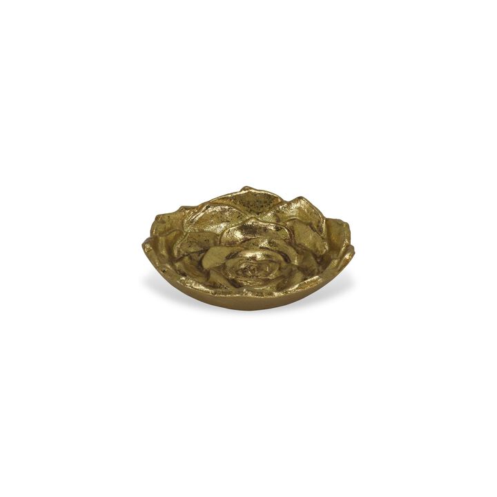 Ellis Cast Iron Table Decor - Lotus