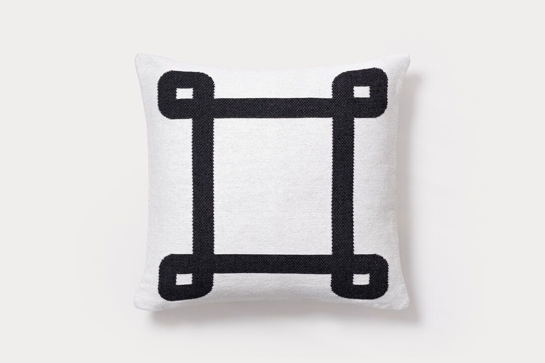 Brooks Brothers Geo Border Decorative Pillow