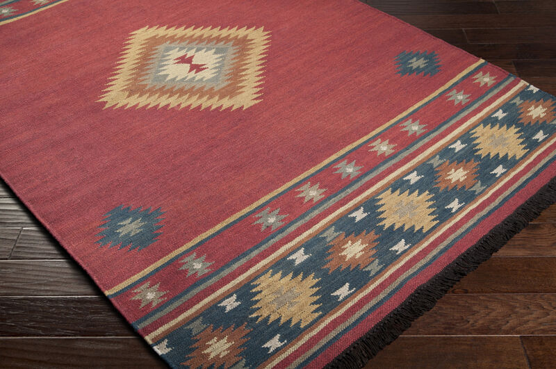 Jewel Tone JT-1033 10' x 14' Red Rug
