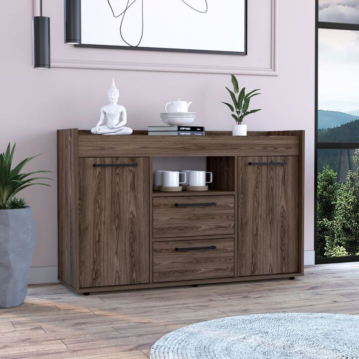 Capella 2-Drawer Sideboard Dark Walnut