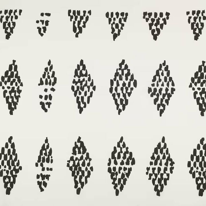 Rhombus Dots Pattern Cotton Poly Shower Curtain for Stylish Bathroom Upgrade