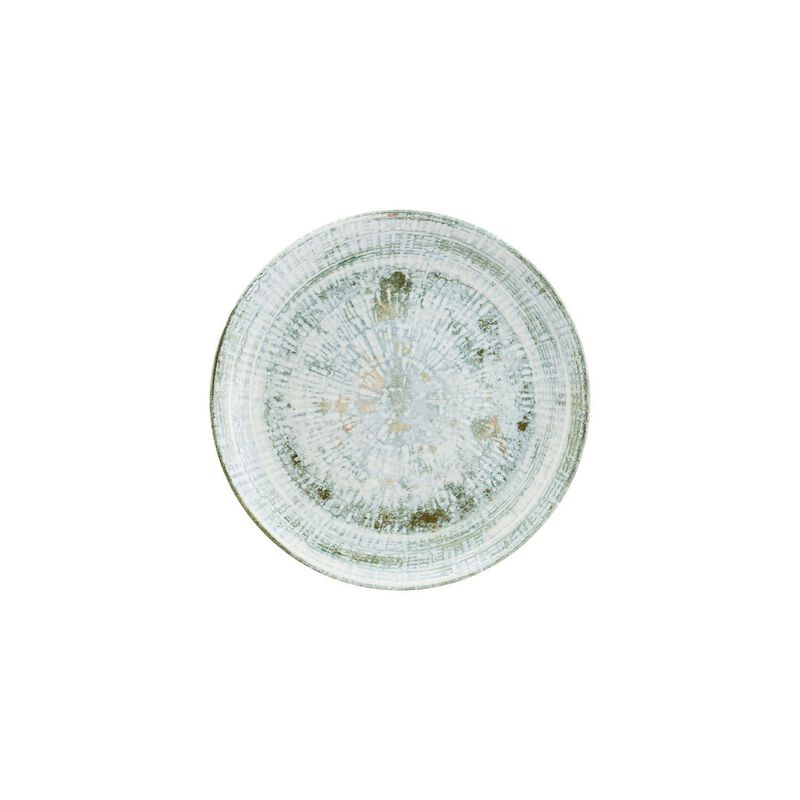 Odette dia.10" Round Decorated Porcelain Plate (Set of 4)