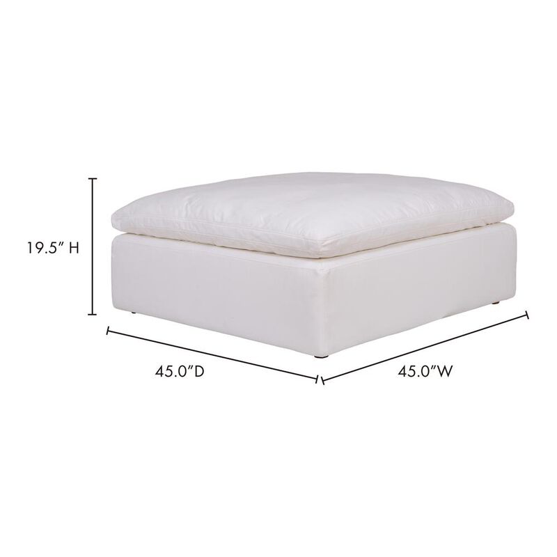 Moe's Home Collection Clay Ottoman