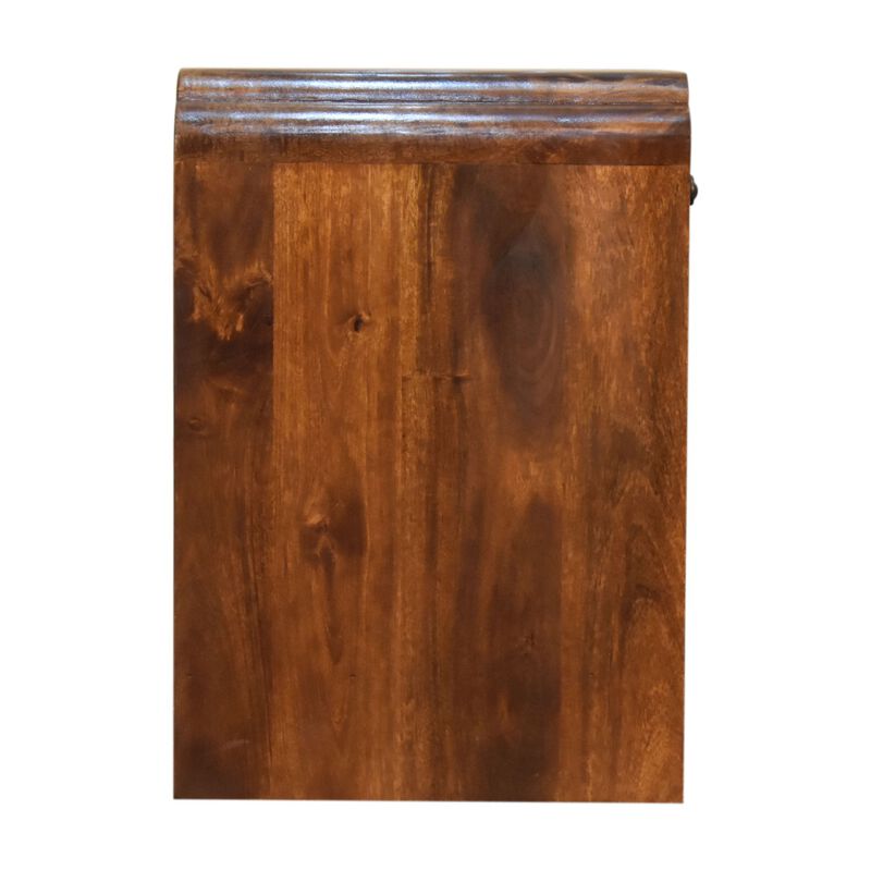 Artisan Furniture Newton 1 Drawer Solid Wood  Nightstand Chestnut