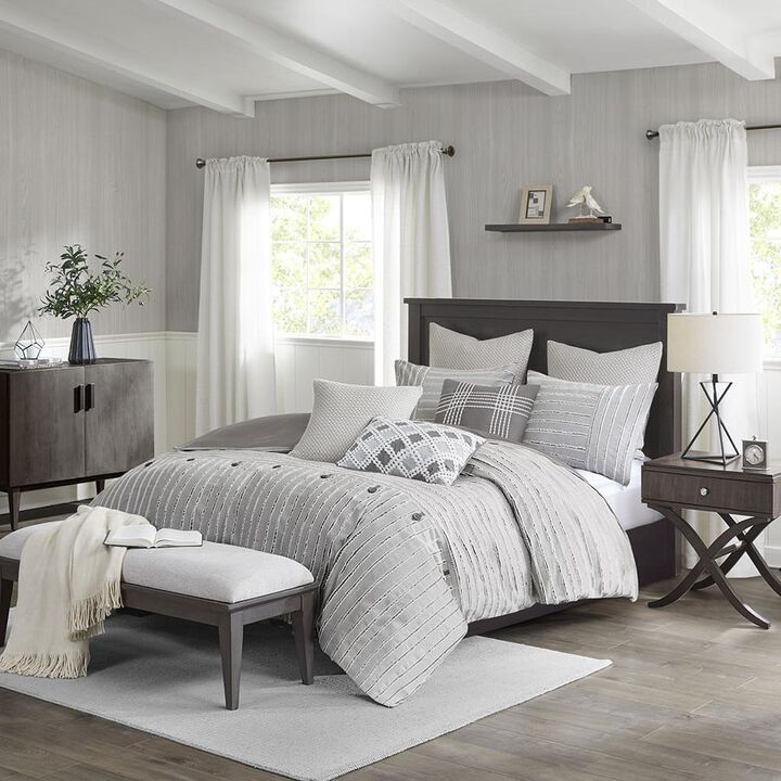 Belen Kox 100% Cotton Jacquard Pieced 8 pcs Comforter Set, Belen Kox Belen Kox 100% Cotton Jacquard Pieced 8 pcs Comforter Set, Belen Kox