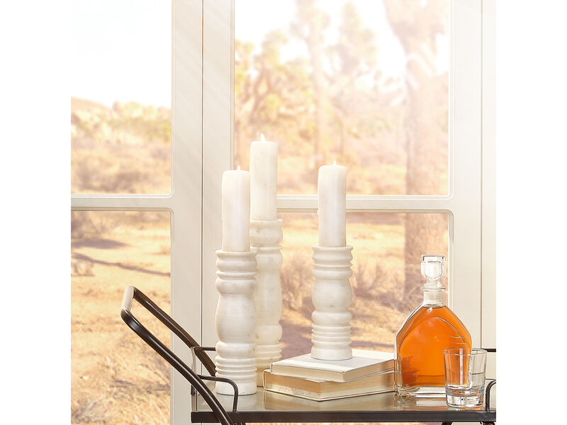 Monument Candlesticks Set of 3