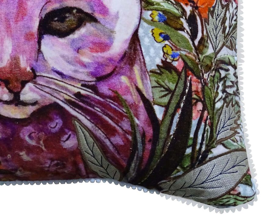 Hand Illustrated  Decorative Fall Pillow 14"X20"