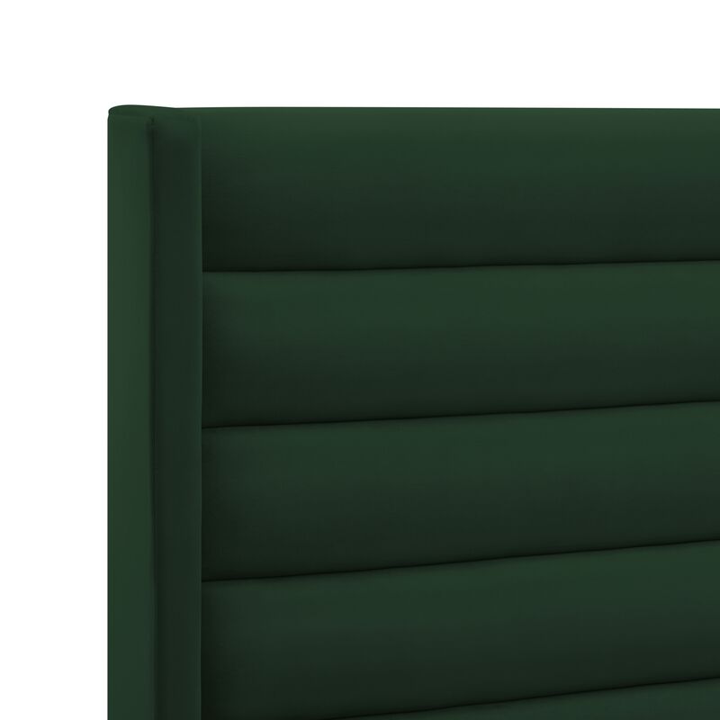 Inspired Home Ames Velvet Platform Bed