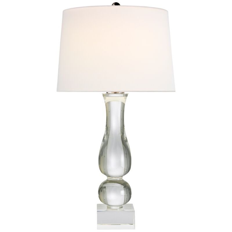 Contemporary Balustrade Table Lamp in Crystal