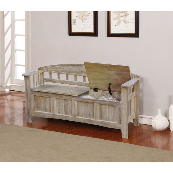 Linon Aria Storage Bench