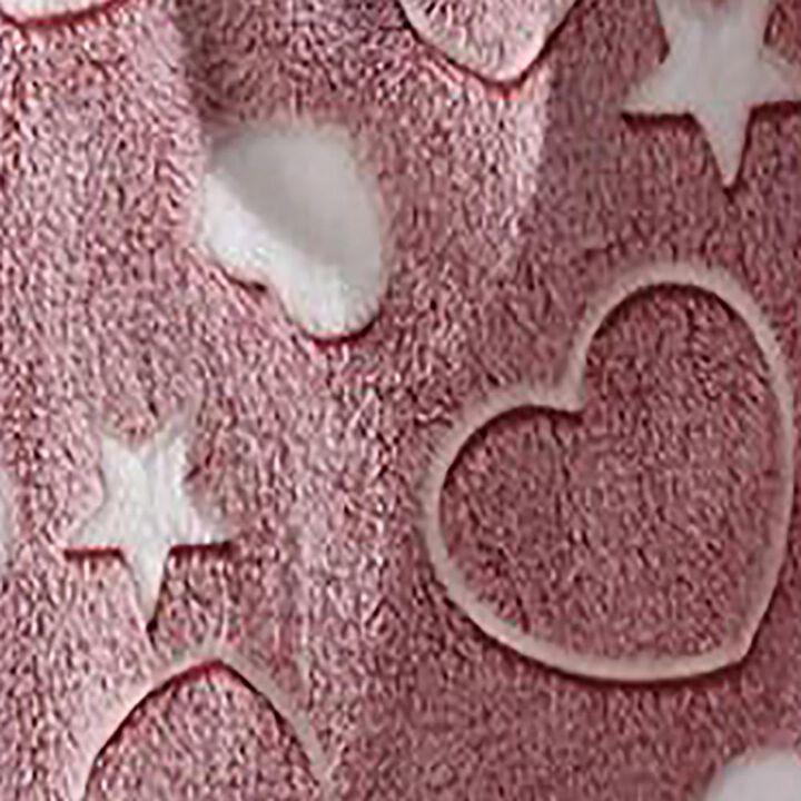 My Heart Star Micro Plush All Season Throw 50" X 60" Multicolor by Plazatex