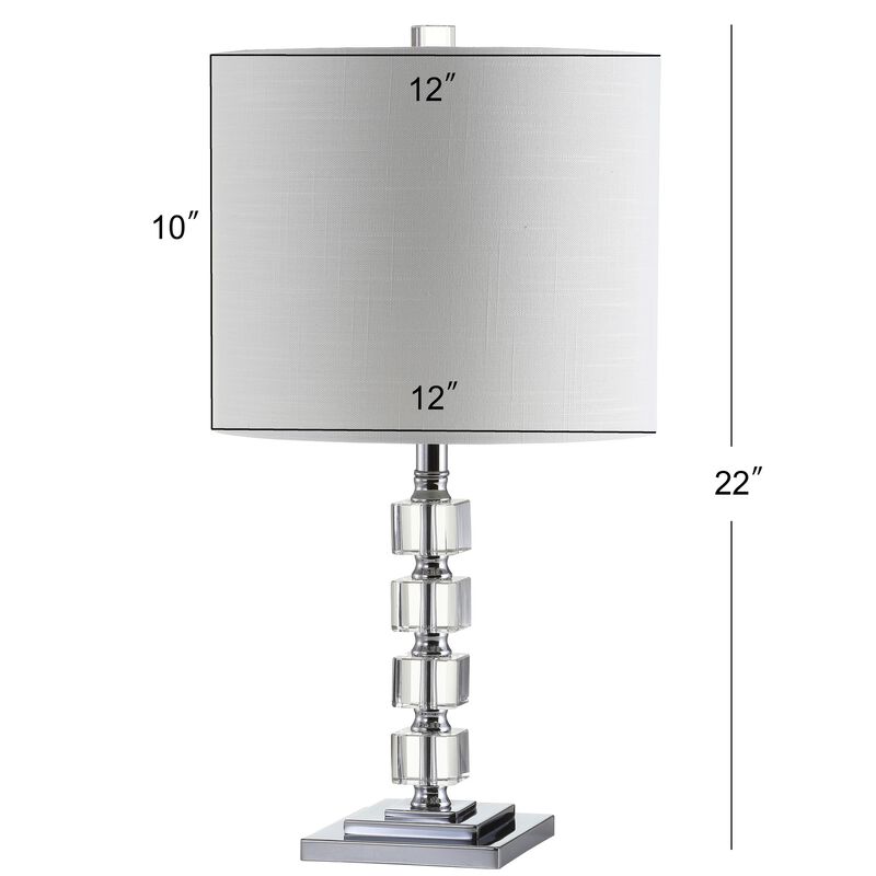 Barnard LED Crystal/Metal Table Lamp