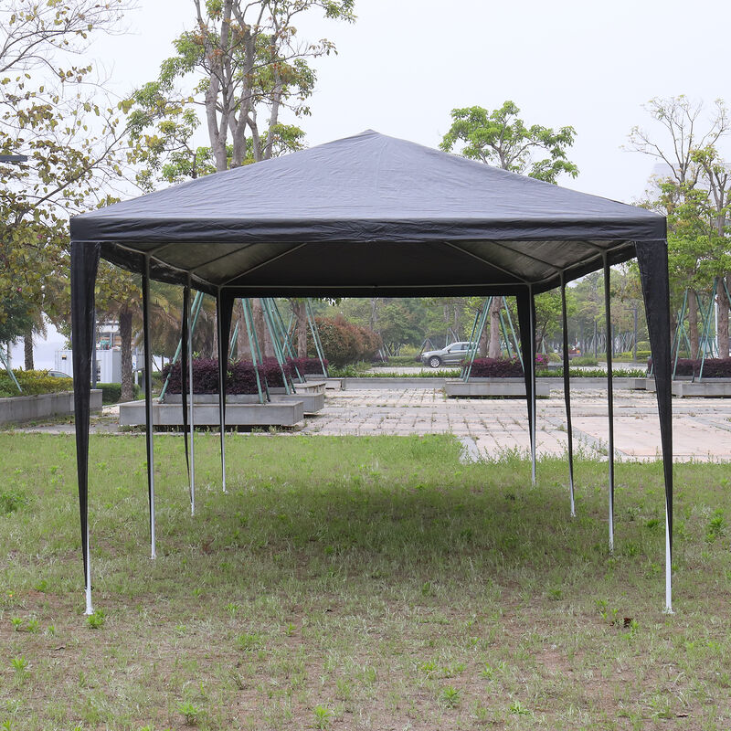 Waterproof Canopy Patio Wedding Gazebo, Outdoor Party Tent with 8 Removable Sidewalls