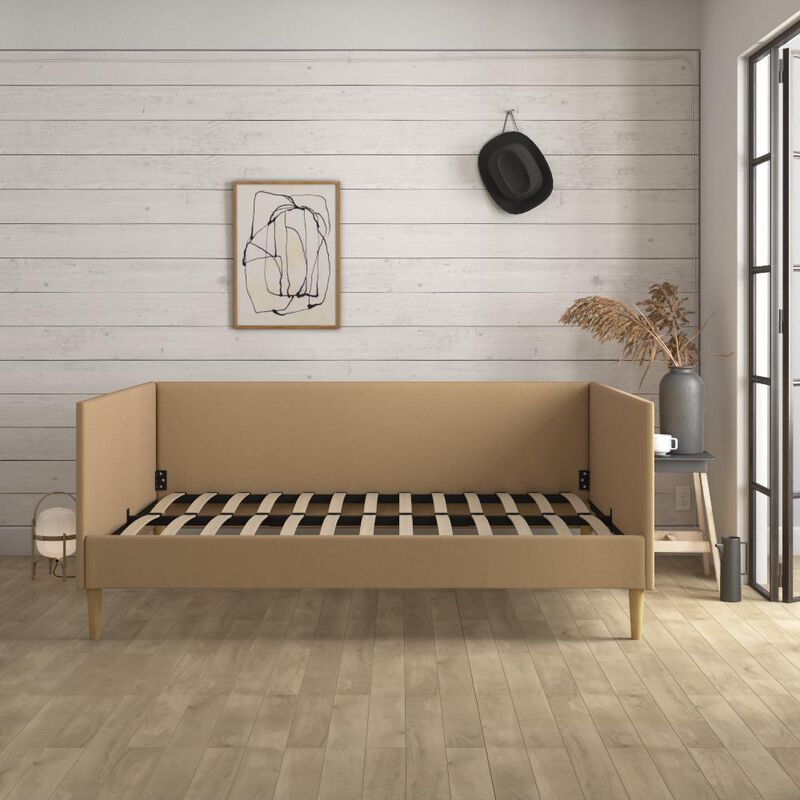Atwater Living Francis Mid Century Daybed, Full, Tan Linen