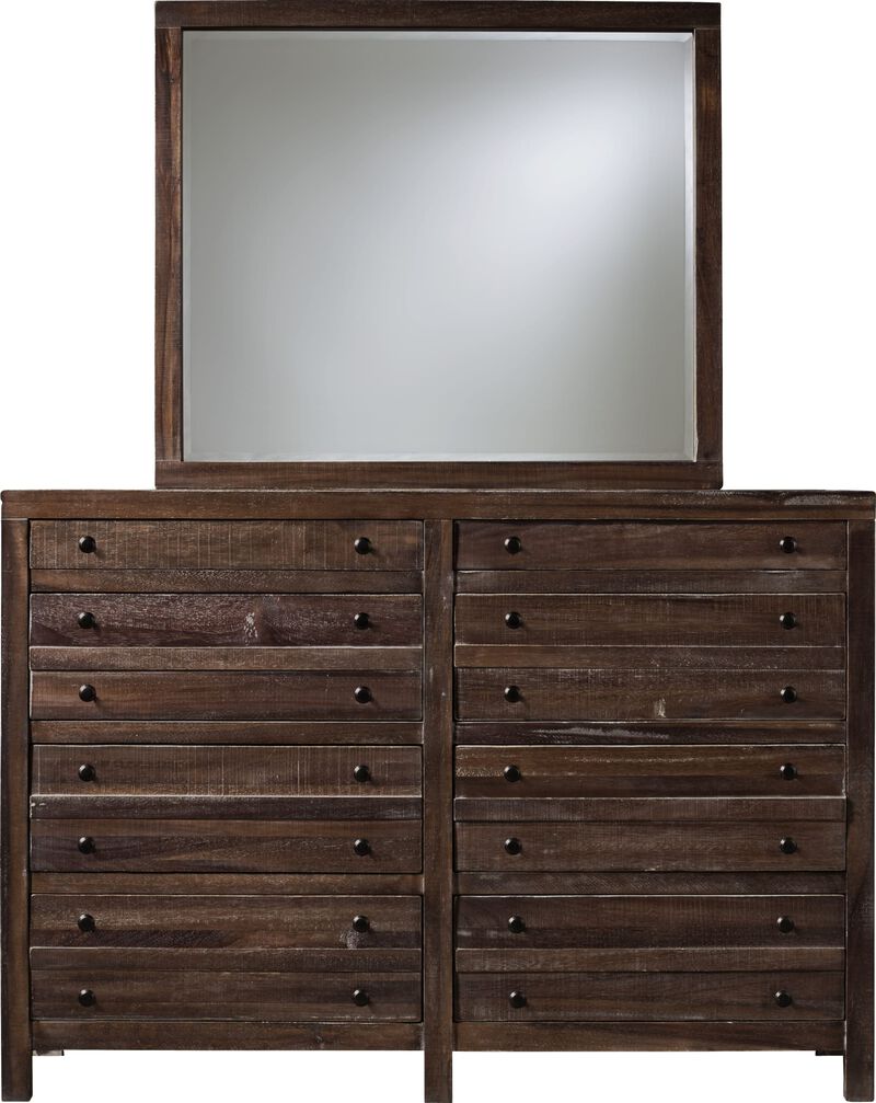 Townsend Eight Drawer Solid Wood Dresser