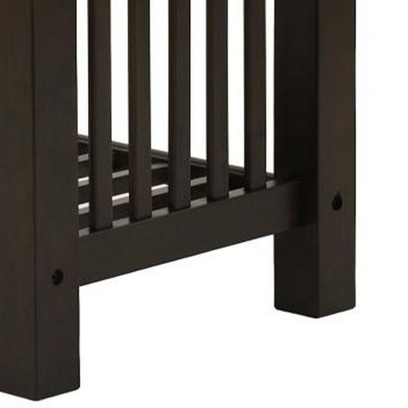 Moen 21 Inch Side End Table, White Faux Marble, Bottom Shelf, Black Wood - Benzara